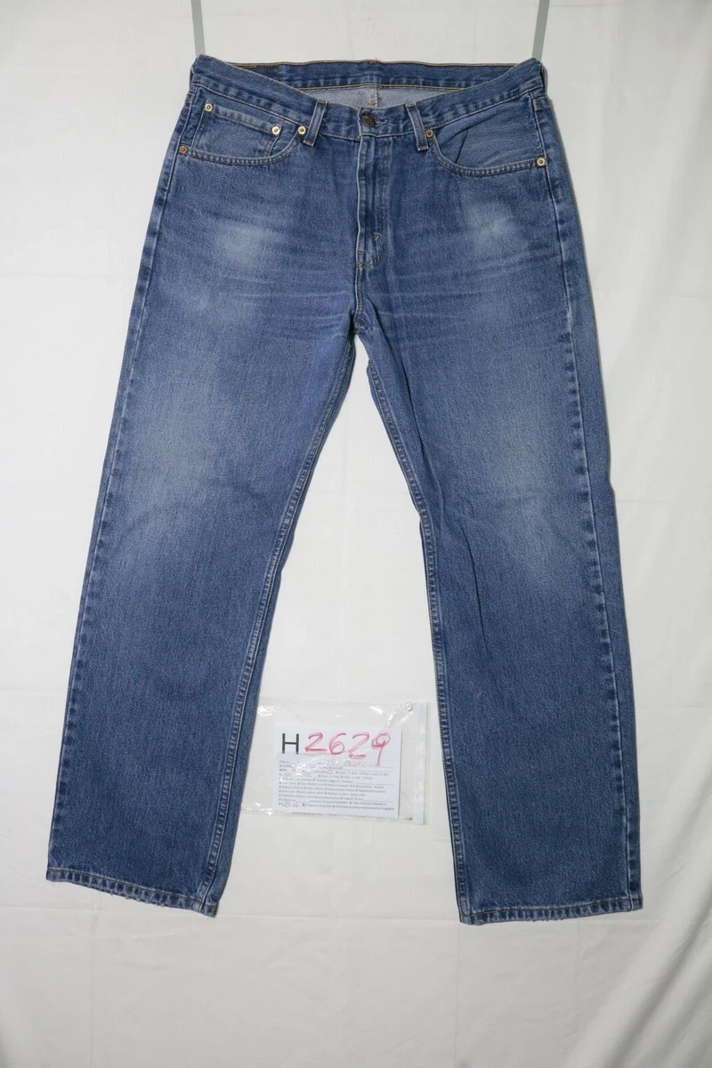 Jean Droit Levi's 751 Homme - Taille W33 L30 - Bleu Stonewash - Coton/élasthanne - Occasion Très Bon état
