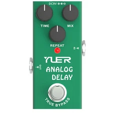 YUER RF-10 Electric Guitar Pedal Analog Delay Aluminum Alloy True Bypass Design