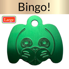 Custom Engraved Dog Tags Personalized Dog Collar Pet Tags Engraved GREEN PUPPY