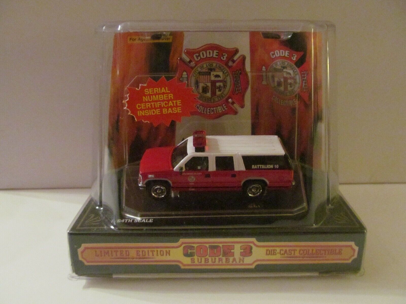 Code 3 Collectibles - City of Los Angeles Fire Battalion #10 Suburban