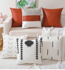 Boho Set Of 6 18 18 Throw Pillow Covers