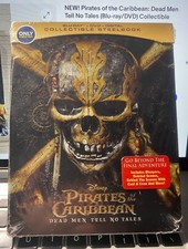 *NUMBERED* PIRATES OF THE CARIBBEAN:DEAD MEN TELL NO TALES:COLLECTOR'S STEELBOOK