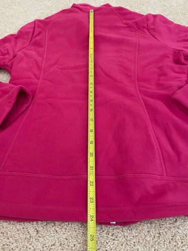 NWT The North Face Women Morning Side Full Zip Fleece Jacket - Passion Pink - M - Picture 14 of 14