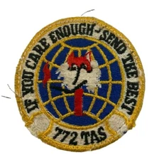 USAF 722 Tactical Airlift Squadron Embroidered Patch