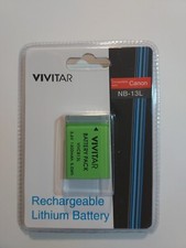 Vivitar Replacement Battery NB 13L for Canon PowerShot SX620 HS SX720 HS