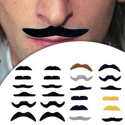 12 Teile Halloween Schnurrbart Set Verkleiden Deko Lebensecht Cosplay Bart Halloween