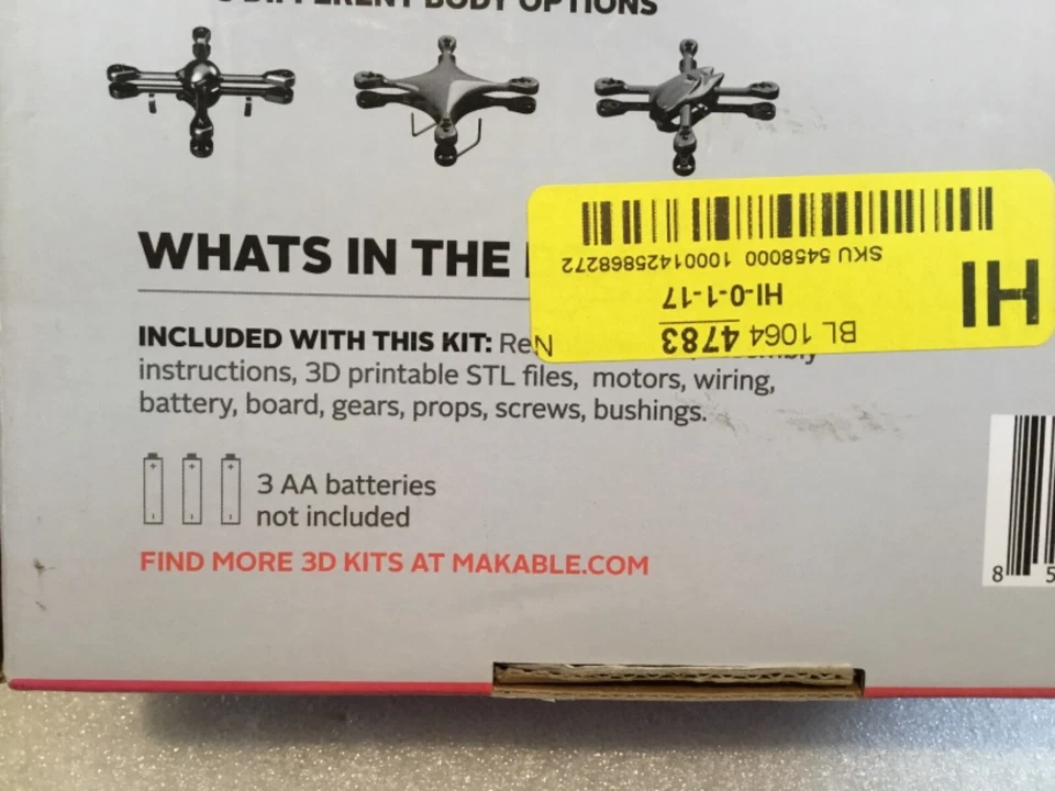 PROJET-DRONE KIT ROBO BUILD YR OWN DRONE, 3 MODELS IN ONE KIT TO CHOOSE FROM NEW - Image 3 of 4