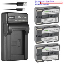 Kastar Battery Slim USB Charger for Samsung SB-L110  SC-D31 SC-D323 Camcorder