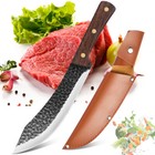 Profi Fleischmesser Scharfes Küchenmesser Kochmesser Grillmesser Hackmesser DHL