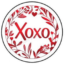 XOXO VALENTINES DAY ENVELOPE ENVELOPE SEALS LABELS STICKERS PARTY FAVORS