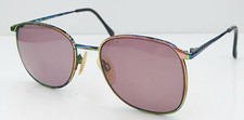 Vintage Charmant 4248 Multi-Color Oval Metal Sunglasses Japan FRAMES ONLY