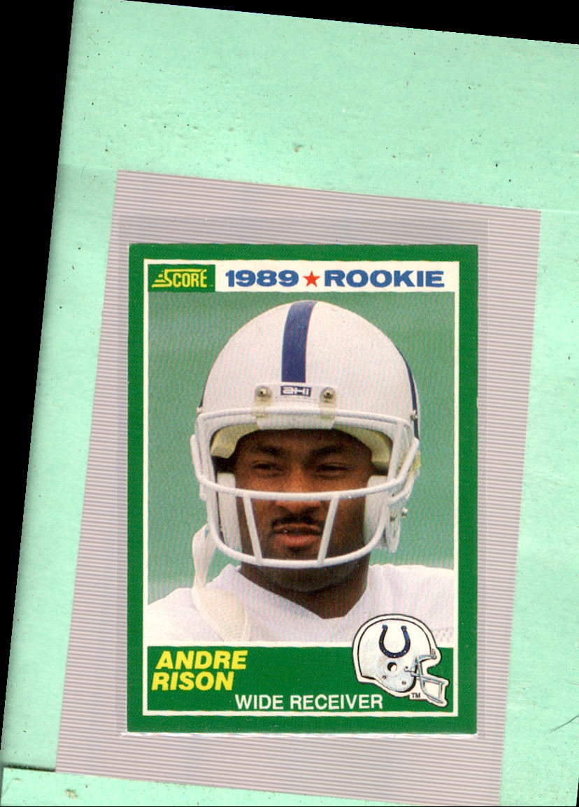 1989 Score #272 Andre Rison NM-MT RC Rookie Colts ID:52234