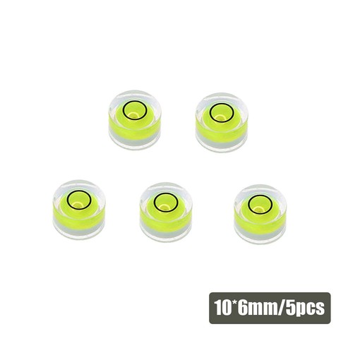 5pcs Precision Circular Mini Spirit Level Horizontal Ruler Tool Set Bubble Meter - Picture 10 of 12