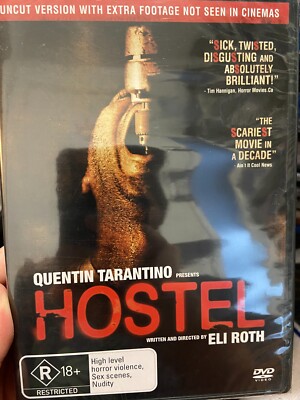 Hostel NEW/sealed region 4 DVD (2005 Eli Roth R18+ horror thriller movie)