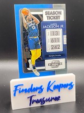 2021-22 JAREN JACKSON JR. PANINI CONTENDERS OPTIC BASKETBALL SEASON TICKET #93