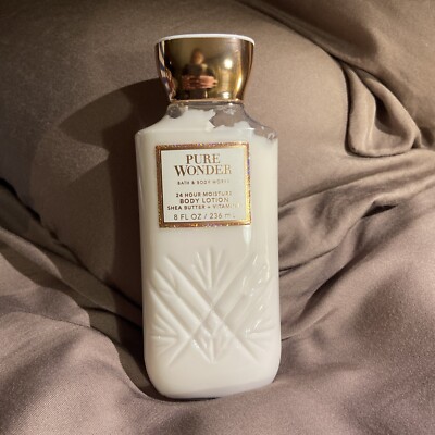 Bath and Body Works PURE WONDER Super Smooth Body Lotion 8 fl oz New Shea Butter