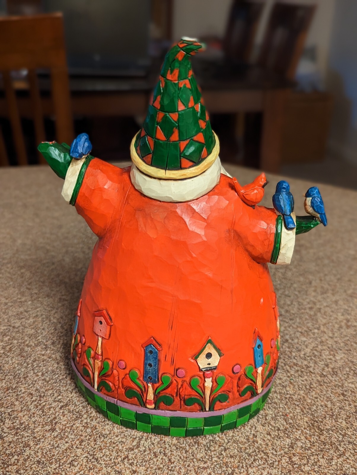 Jim Shore Figurine Heartwood Creek Home to Roost for the Holidays Santa