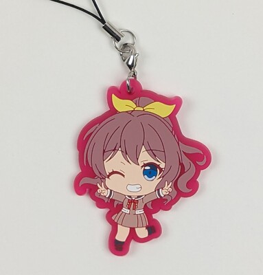 BanG Dream Saaya Yamabuki Poppin Party Keychain Rubber Strap Bushiroad Bandori