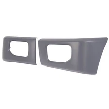 Pair Of Front Bumper End Caps For Ford F-150 2015-17 W/End Cap Molding 6Cyl 4Cyl