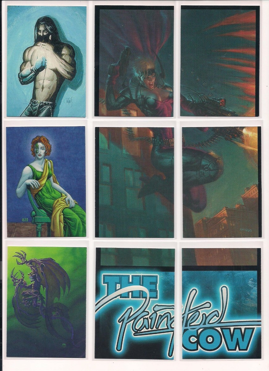 1997 Top Cow Showcase Painted Cow Trading Cards / Choose From List