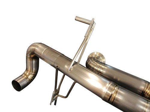 AUDI R8 4.2L V8 08-15 TOP SPEED PRO-1 Titanium X-Pipe Exhaust System - Picture 5 of 8