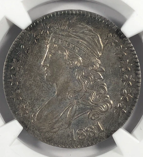 1831 Cap Bust Half Dollar. .50. NGC AU55. Original Luster.