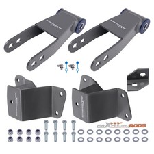 Adjustable 3-4 Rear Lowering Kit For Chevrolet Silverado Gmc Sierra 1500