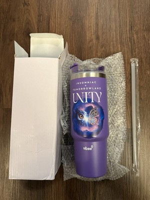 NEW Insomniac X Tomorrowland Unity Las Vegas Sphere Thermos Bottle Vibee Cup Mug