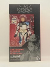 Hasbro Star Wars Clone Captain Rex Black Series 6 Inch Action Figure