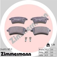 Bremsbelagsatz Scheibenbremse Zimmermann 24693.185.1 FüR Renault Citan Mercedes