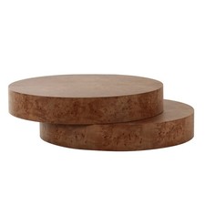Modrest Ely - Modern Faux Burl Coffee Table