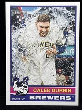 2025 Topps Heritage High Numbers Caleb Durbin Image Variations SSP