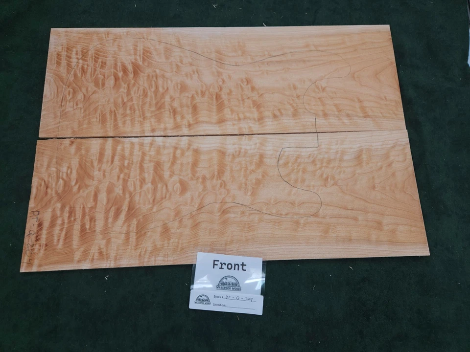 Quilt Maple Guitar Lam Top/Drop Top 4A W/Flaws - Image 3 of 3