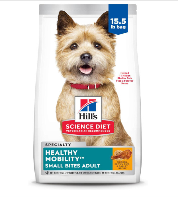 Adult Healthy Mobility Small Bites Chicken Meal, Brown Rice&Barley Dry Dog Food