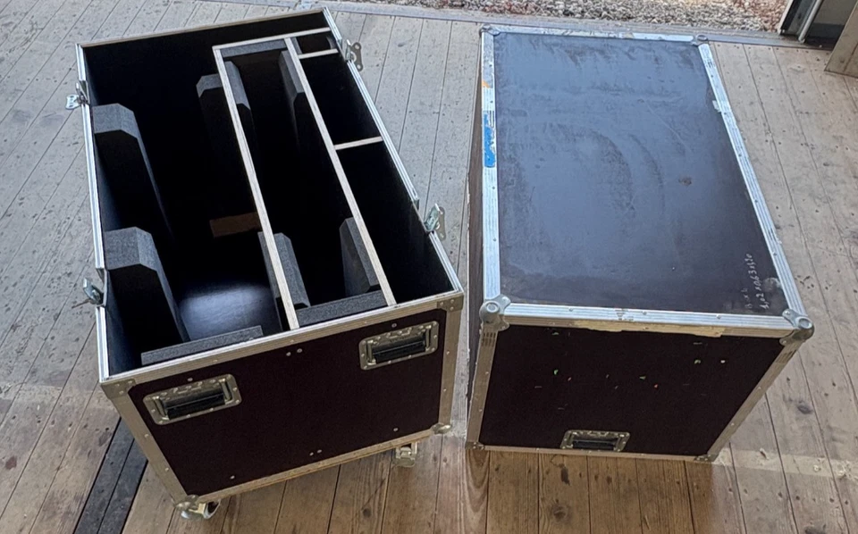Flightcase Transportkiste 102x62x106 cm mit Rollen & Ausbau - Roadcase - Bild 4 von 4