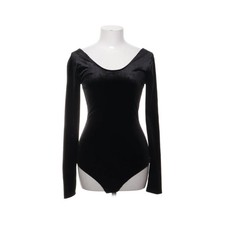 MbyM, Gymnastikanzug, Größe: XS, Schwarz, Polyester, Einfarbig, Samt, Damen #sgo