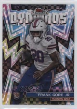 2024 Topps Finest Dynamos Checkerboard Refractor Frank Gore Jr #DYN-8 0q0m