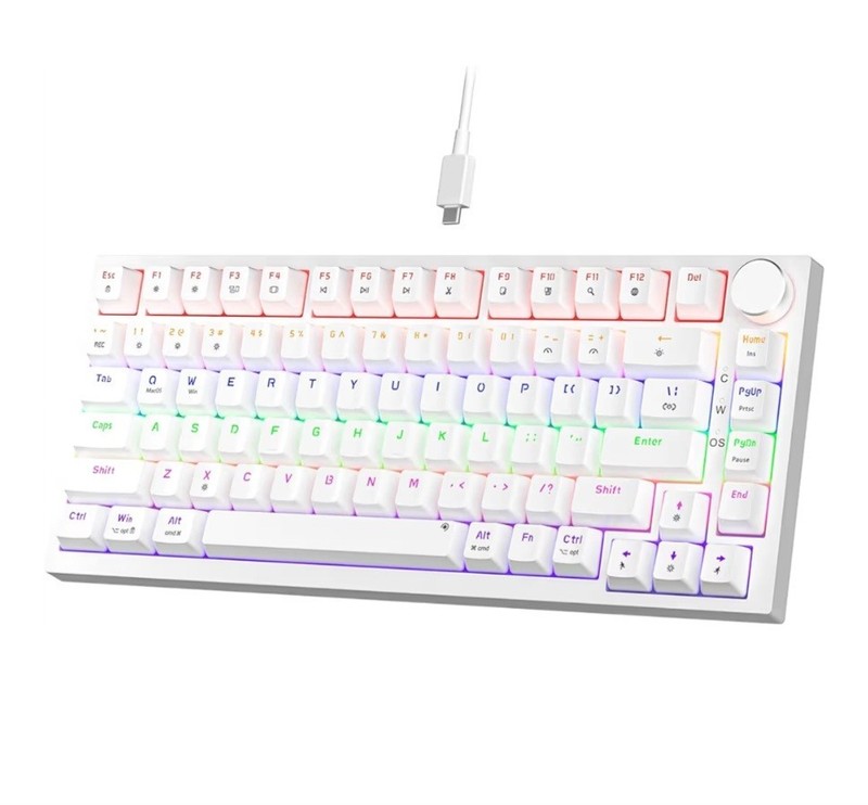 Newmen GM326 Mechanical Keyboard,Wired Gaming Keyboard,75% Percent TKL Hot Swap