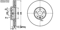 ATE Bremsscheiben Ø336Mm + BremsbelÄGe Vorne FÜR Volvo V60 V70 3 135 XC70 2 136