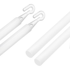 2Pcs 35" Blinds Wand Tilt Wand with Hook and Grip Vertical Blinds Rod Stick