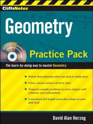 CliffsNotes Geometry Practice - Paperback, by Herzog David Alan - Acceptable
