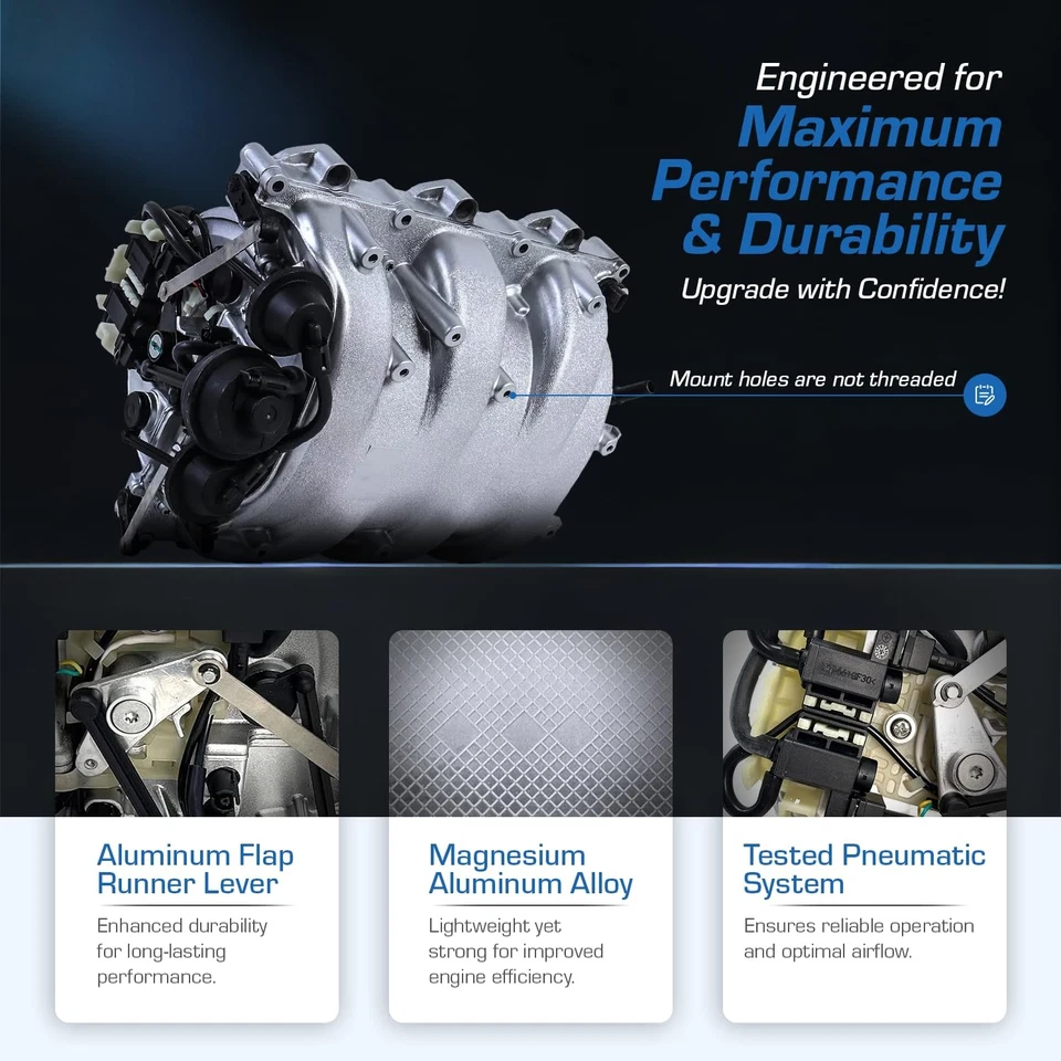Intake Engine Manifold Assembly For Mercedes-Benz Replaces OE# A2721402401 - Image 3 of 4