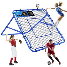 Rete Rimbalzo Pallavolo, Rete Pitchback Rimbalzo Calcio Baseball, Regolazione 4x4ft...