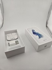 Apple iPhone 6s Silver Original Empty Retail Box Genuine OEM Accessories Bundle