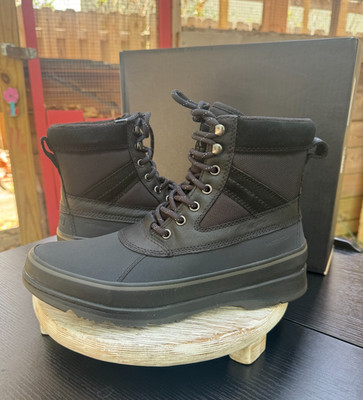 SOREL ANKENY II BOOT WP Men's 10 Lace Up Gorpcore Waterproof Black Hiker New