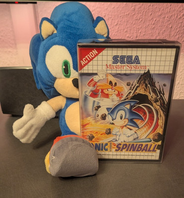 Sega Master System Sonic the Hedgehog Spinball CIB Selten