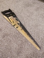 Painted Handsaw - Farmhouse, Barn, 26" Artist Signed Joe Russell