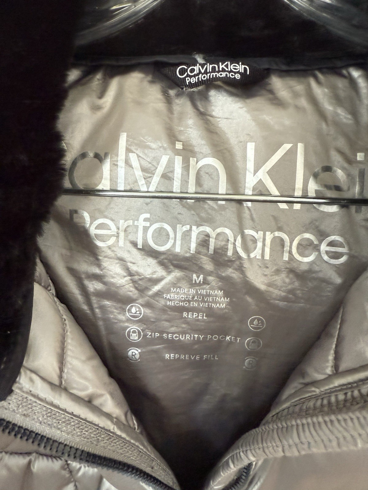 Calvin Klein Performance Jacket , Quilted Size M … - image 4