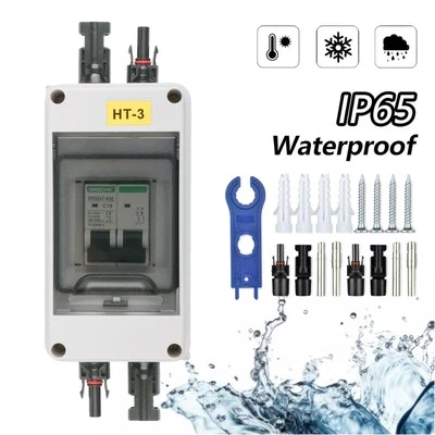 SROCHN DC Leitungsschutzschalter Solar Trennschalter PV Sicherungsautomat Solarpanel
