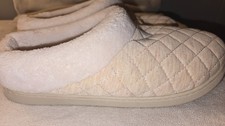 Dearfoams Women's Memory Foam Clog Slippers Size Medium 7/8